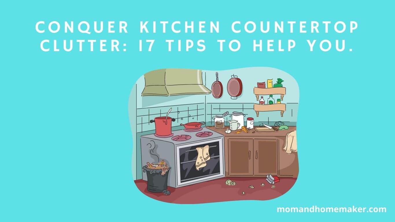 Keeping kitchen countertops free from clutter