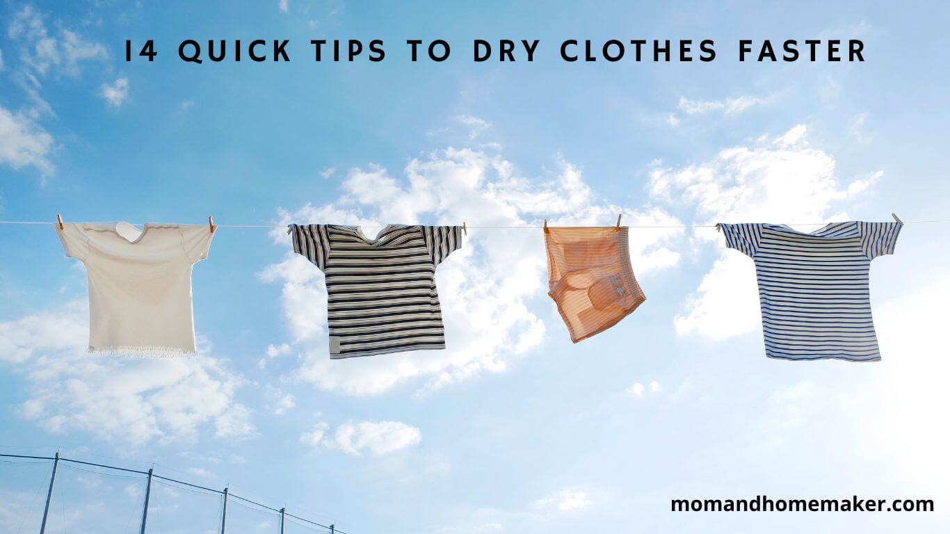 Simple ways to Dry Clothes Faster