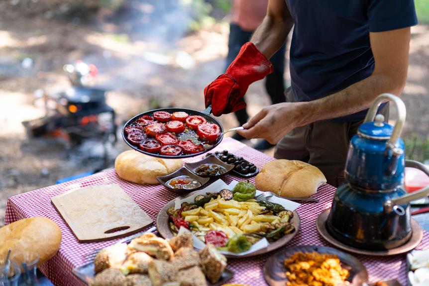 simple and convenient camping meals